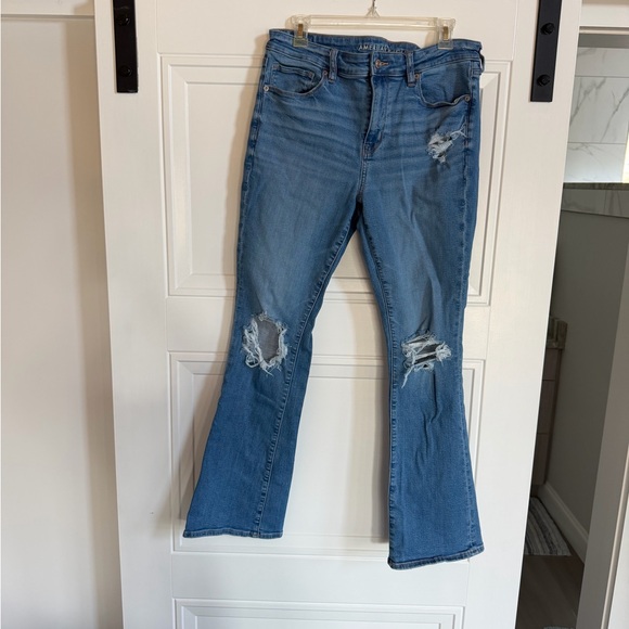 American Eagle Next Level High-Waisted Skinny Kick Jean - Picture 3 of 8